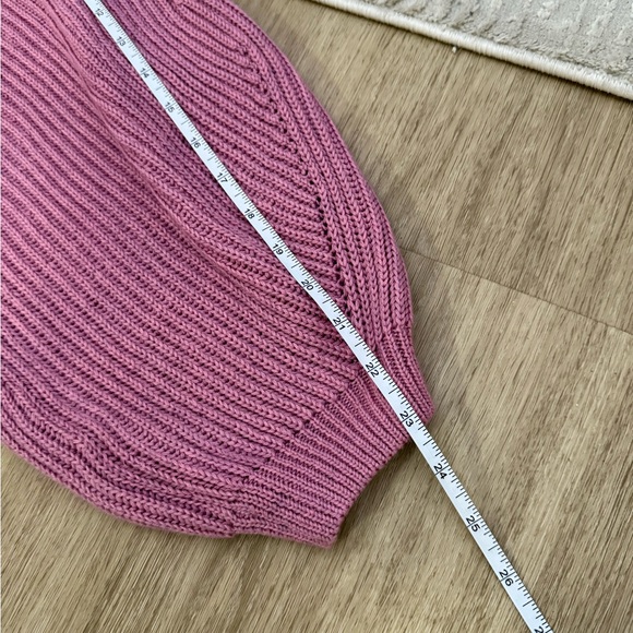 City Chic Size M 18 Angel Sleeve Cowl Neck Sweater in Maeve/Pink/Musk - Picture 8 of 13